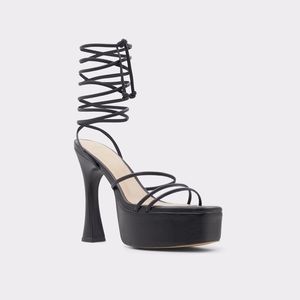 ALDO PAYA LACE UP PLATFORM HEELS